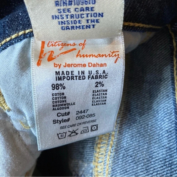 CITIZENS OF HUMANITY Big Sur Stretch Low Waist Flare Jeans #092 - Picture 9 of 9